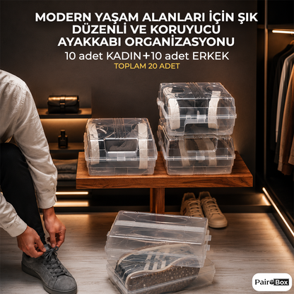 PairBox: 👟 Ayakkabınızı Müzeye Çeviren Premium Düzen Sistemi