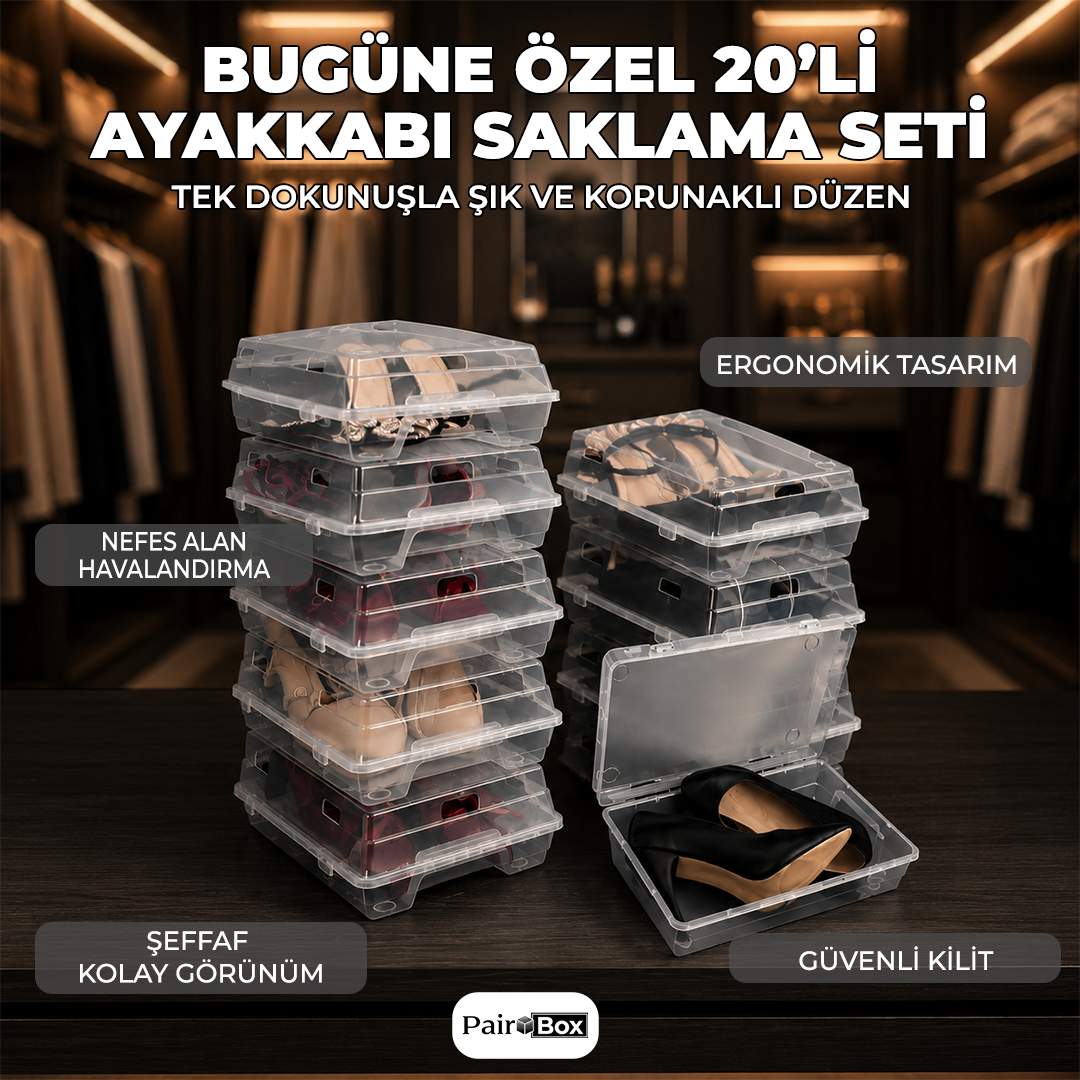 PairBox: 👟 Ayakkabınızı Müzeye Çeviren Premium Düzen Sistemi