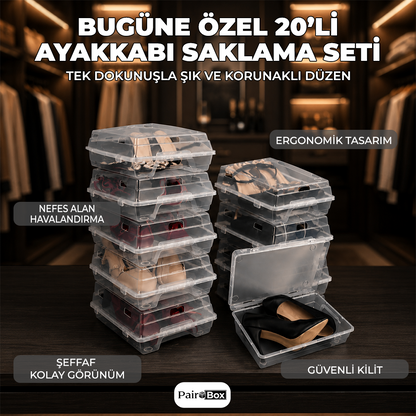 PairBox: 👟 Ayakkabınızı Müzeye Çeviren Premium Düzen Sistemi