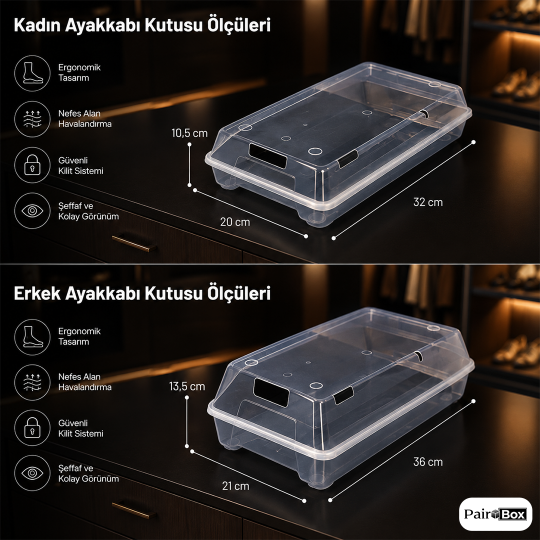 PairBox: 👟 Ayakkabınızı Müzeye Çeviren Premium Düzen Sistemi