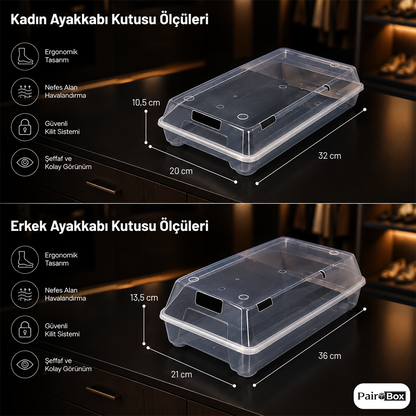 PairBox: 👟 Ayakkabınızı Müzeye Çeviren Premium Düzen Sistemi