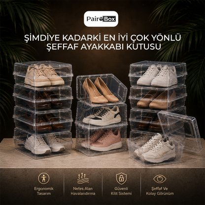 PairBox: 👟 Ayakkabınızı Müzeye Çeviren Premium Düzen Sistemi